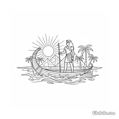 Ancient Egyptian Reed Boat