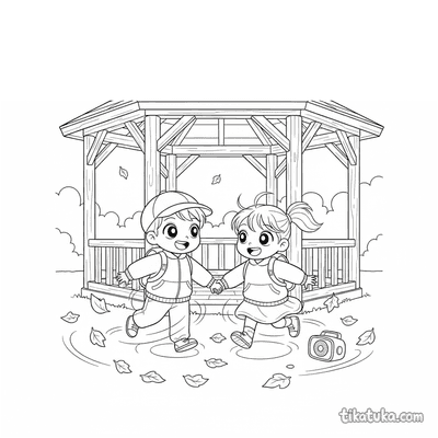 Kids Dancing in Gazebo