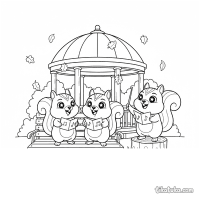 Squirrel Choir in the Park