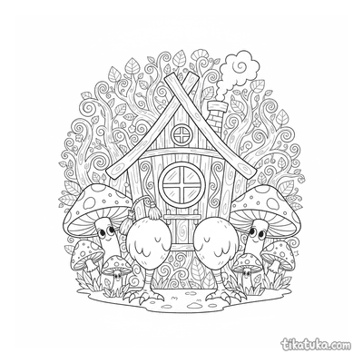 Baba Yaga's Hut in the Forest