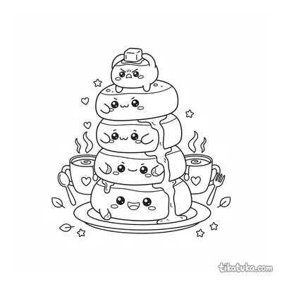 Balanced Stack of Happy Pancakes