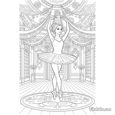 Ballerina in the Festive Hall