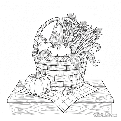 Basket of Mixed Fall Harvest