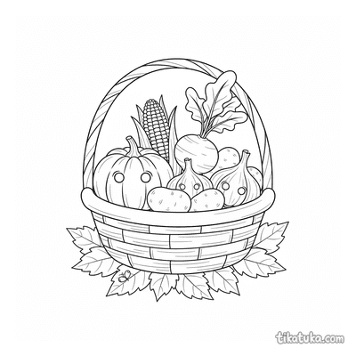 Basket of Fall Harvest