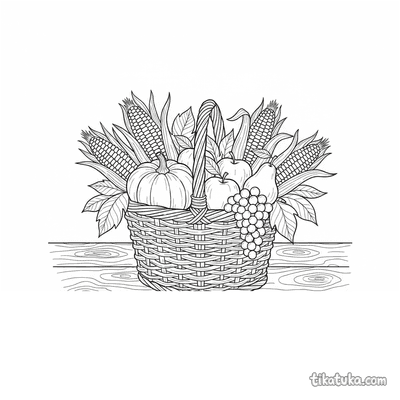 Basket of Mixed Fall Harvest