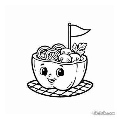 Bell Pepper Boat on Grill