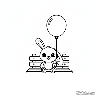 Big Bunny with Balloon