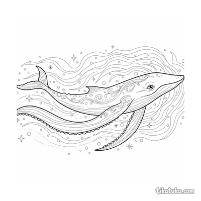 Bioluminescent Space Whale