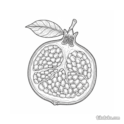 Pomegranate Cross-Section