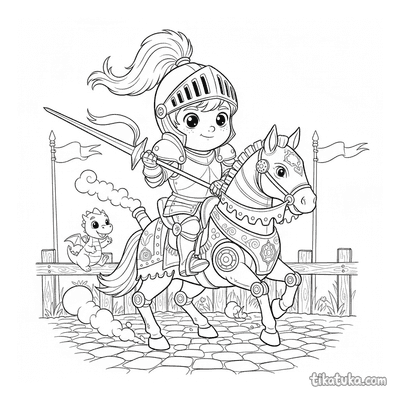 Knight on Mechanical Horse