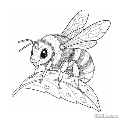 Bumblebee Drying Its Wings