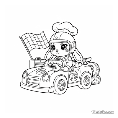 Bunny Baker at the Pit Stop