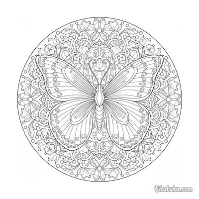 Butterfly Wing Mandala