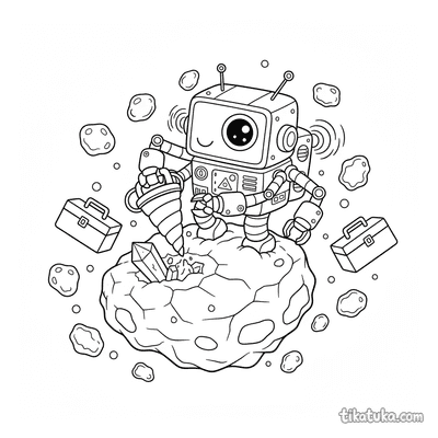 Asteroid Miner Robot
