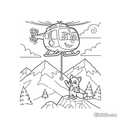 Mountain Rescue Helicopter