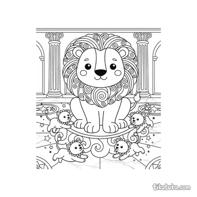Celestial Lion and Star Cubs
