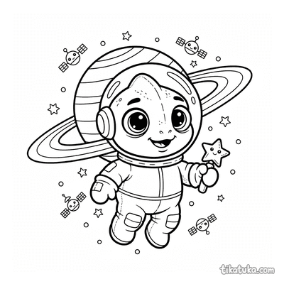 Chameleon Radik the Astronaut
