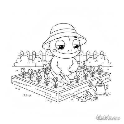 Chameleon Radik the Gardener