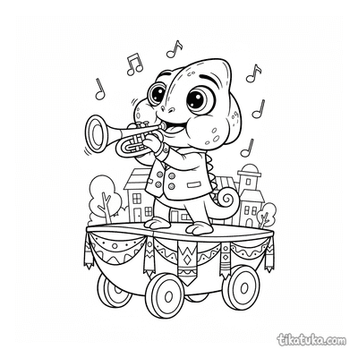 Chameleon Radik the Trumpeter
