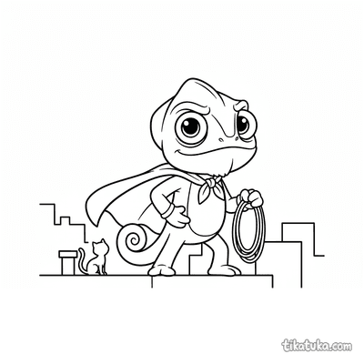 Chameleon Radik the Superhero