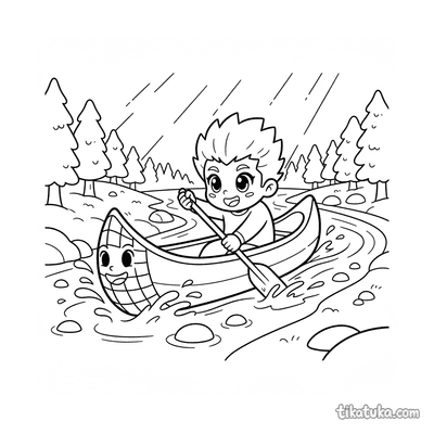 Racing Forest Canoe