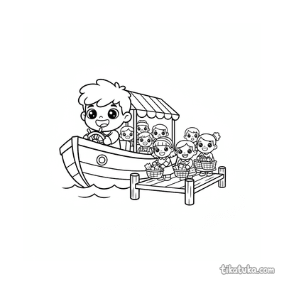 Cheerful River Ferry