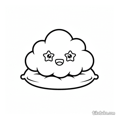 Chibi Cloud with Face