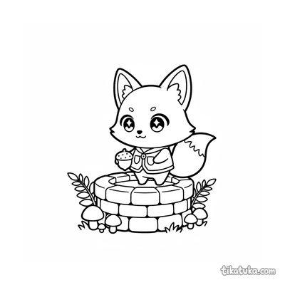 Fox Spirit at the Well