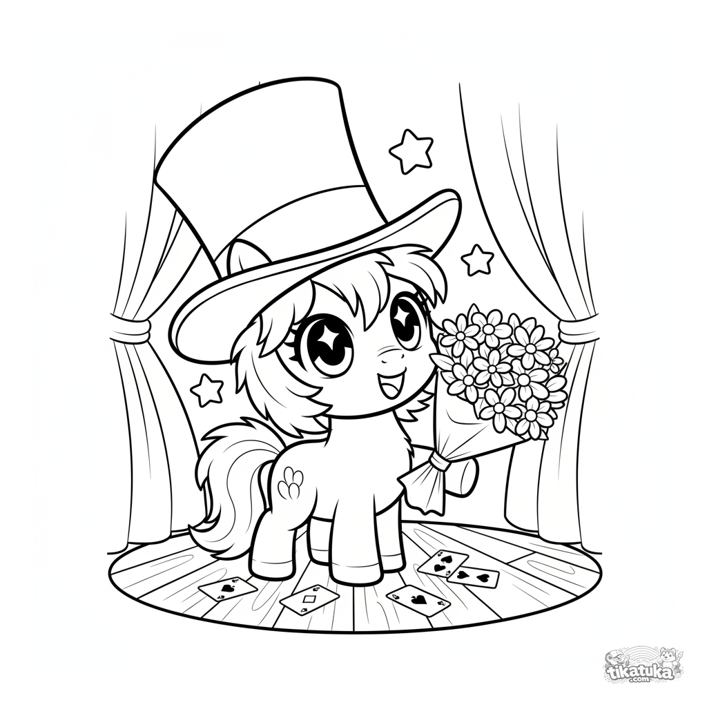 Pony Magician on Stage