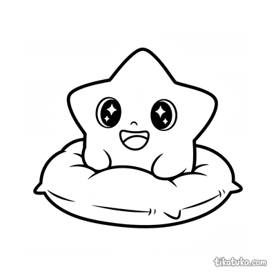 Chibi Star on Cushion
