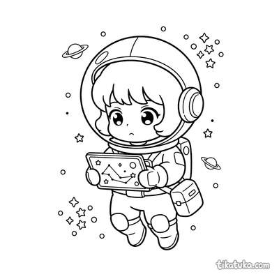 Young Astronomer in Space