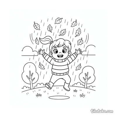 Catching Falling Leaves in the Rain