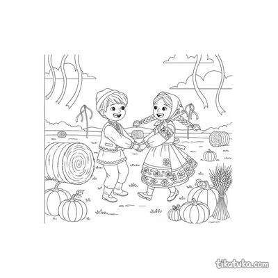 Children at Harvest Fair