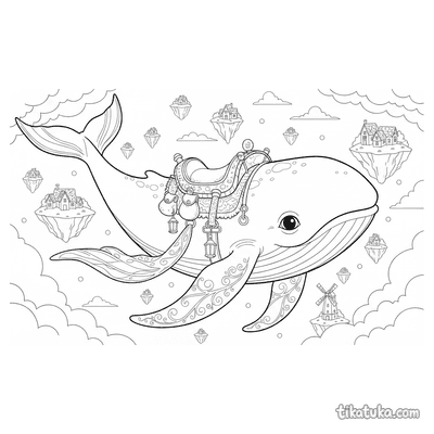 Cloud Whale Over Islands