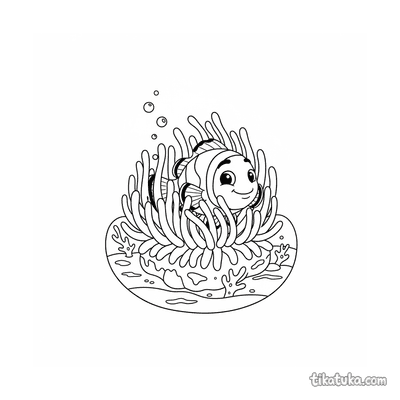 Clownfish in Anemone