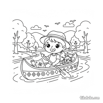 Colorful Canoe