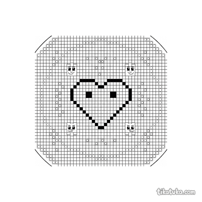 Cross-Stitch Pixel Mandala