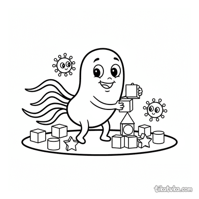 Bacterium Building a Tiny Tower