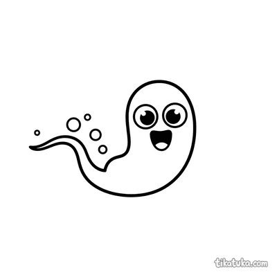 Happy Bacterium Swimming