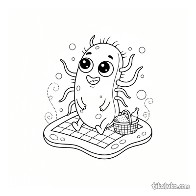 Bacterium Having a Picnic