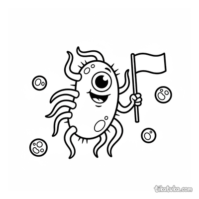 Bacterium with a Flag