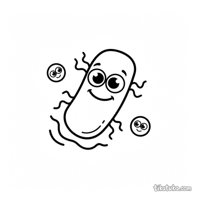Happy Rod-Shaped Microbe
