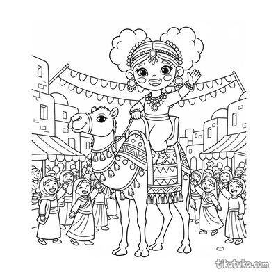 Desert Princess Leading a Parade