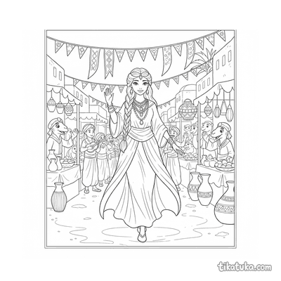 Desert Princess Leading a Parade