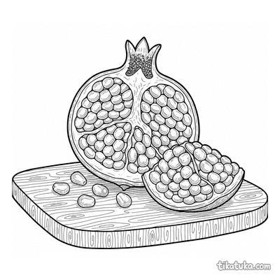 Pomegranate Cross-Section