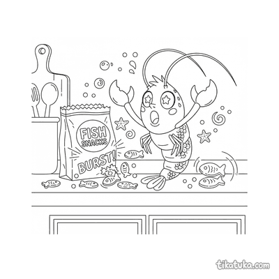 Dramatic Shrimp and Snacks