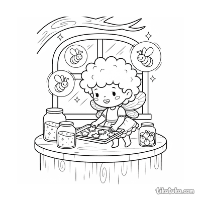 Fairy Princess Baking Mooncakes
