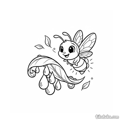 Firefly Lighting Up Dewdrop Lanterns