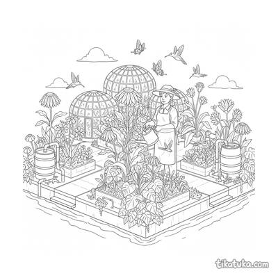 Floating Botanical Garden Platform