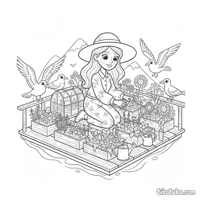Floating Garden at Sea